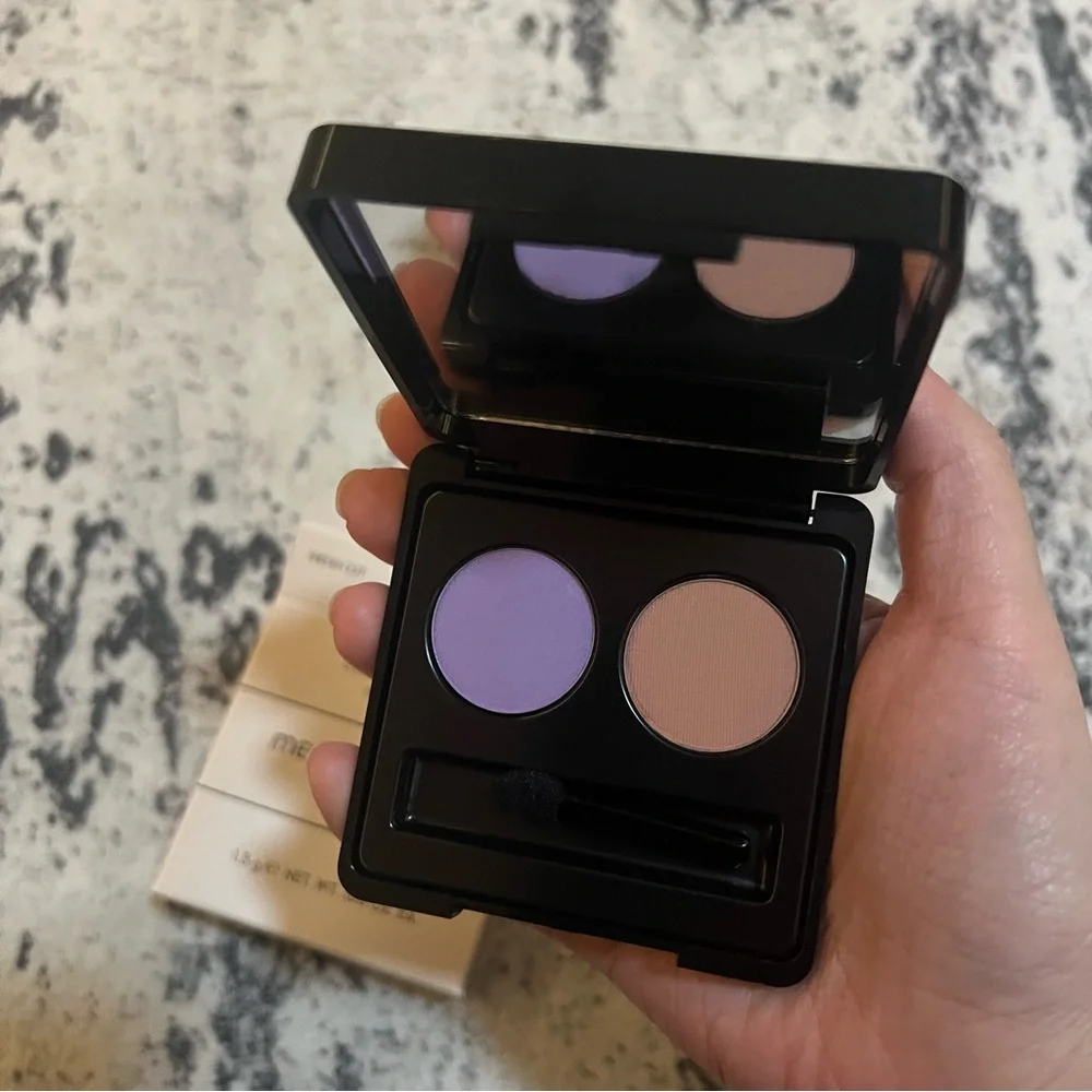 Merle Norman Eyecolor Eyeshadow Duo Matte Fresh Cut Pretty Lily Afternoon